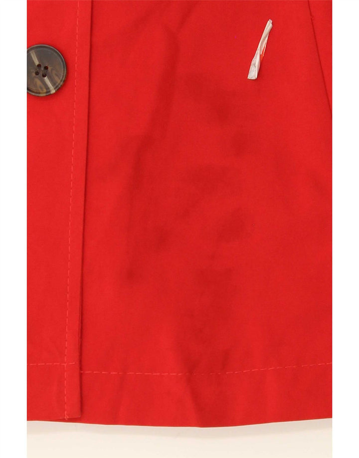 Trench corto da donna Marks & Spencer UK 22 3XL poliestere rosso