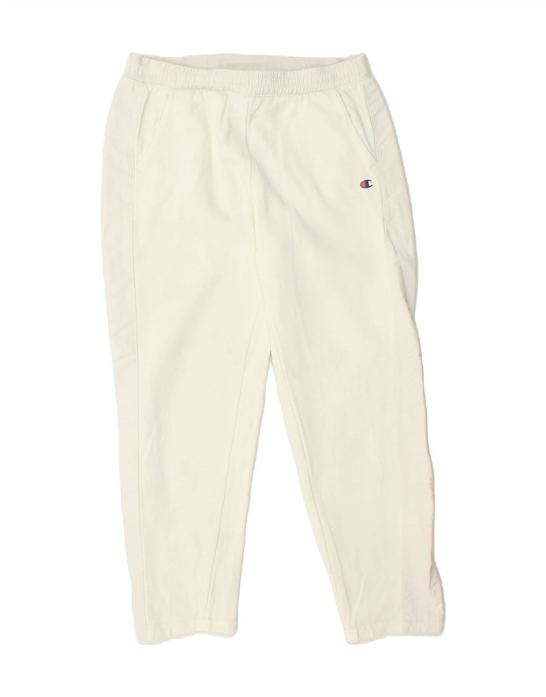 CHAMPION Womens Tracksuit Trousers UK 16 Large White Cotton Vintage Champion and Second-Hand Champion from Messina Hembry 