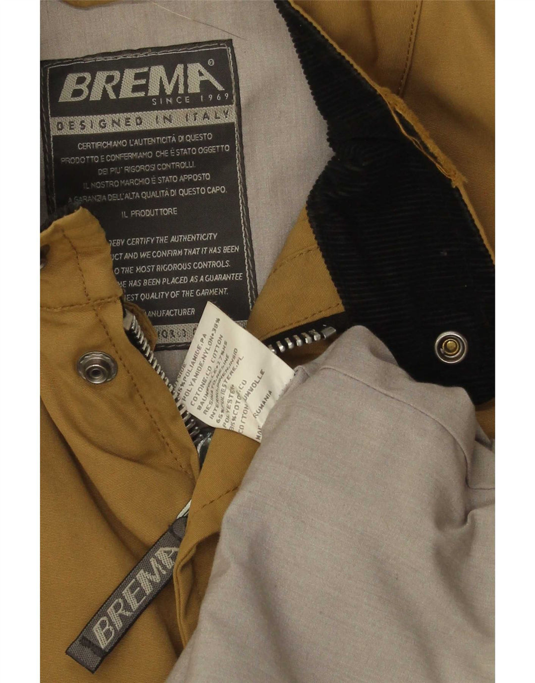 Giacca utility da uomo Brema IT 52 XL Khaki Poliammide