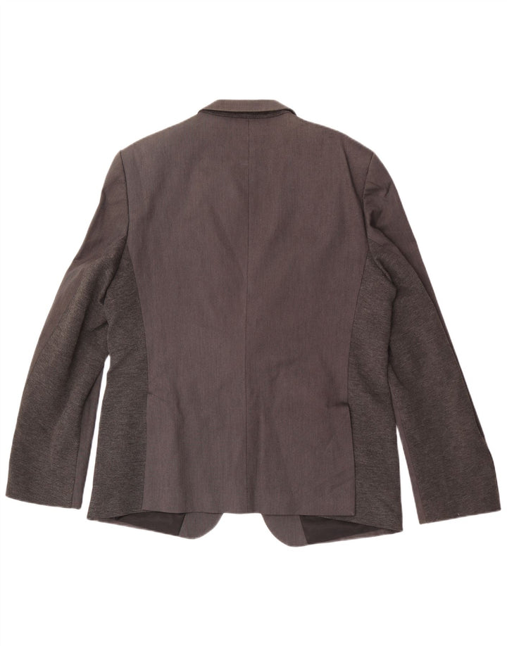 Giacca blazer da uomo a 1 bottone Zara EU 54 XL cotone grigio