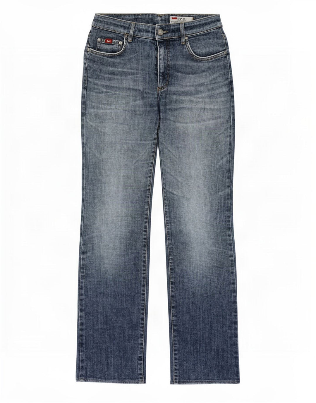 Jeans dritti da donna Gas W30 L30 cotone blu