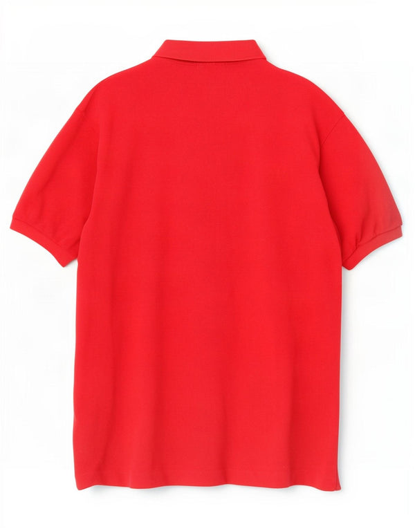 Polo da uomo Lacoste taglia 7 2XL cotone rosso
