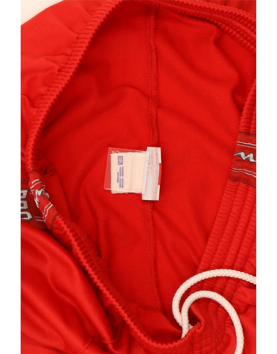 Pantaloni da tuta grafica da uomo Champion in poliestere rosso medio
