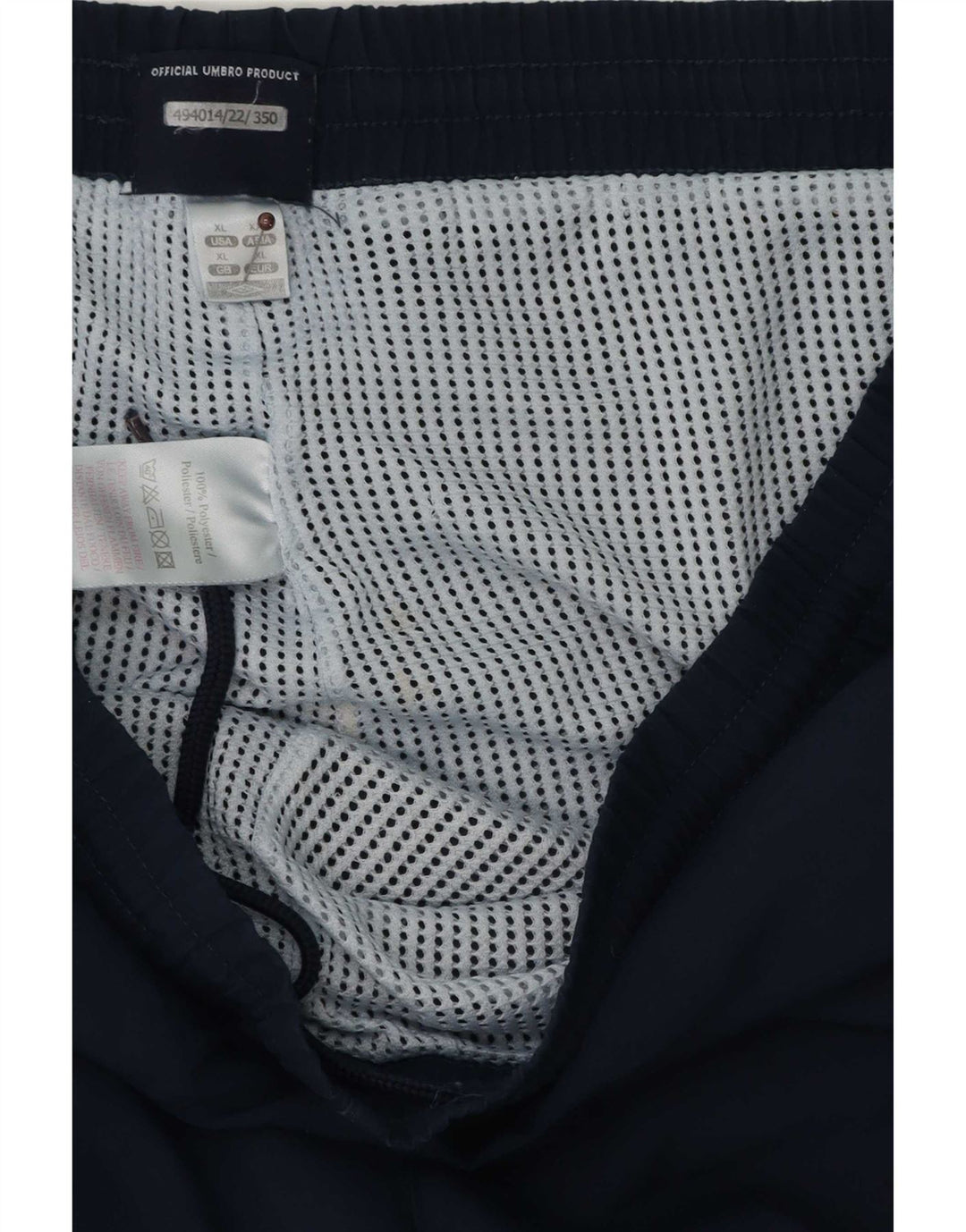 Pantaloni da tuta con grafica da uomo Umbro Joggers XL poliestere blu navy