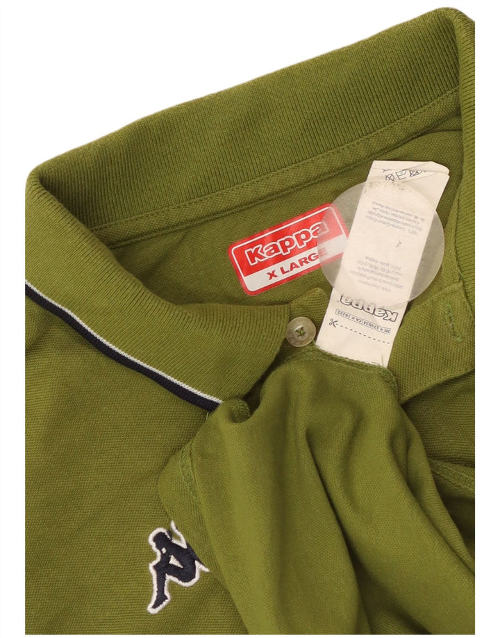 Polo Kappa Uomo XL Verde Cotone