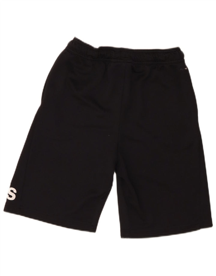 Pantaloncini sportivi Adidas da ragazzo con grafica 13-14 anni in poliestere nero