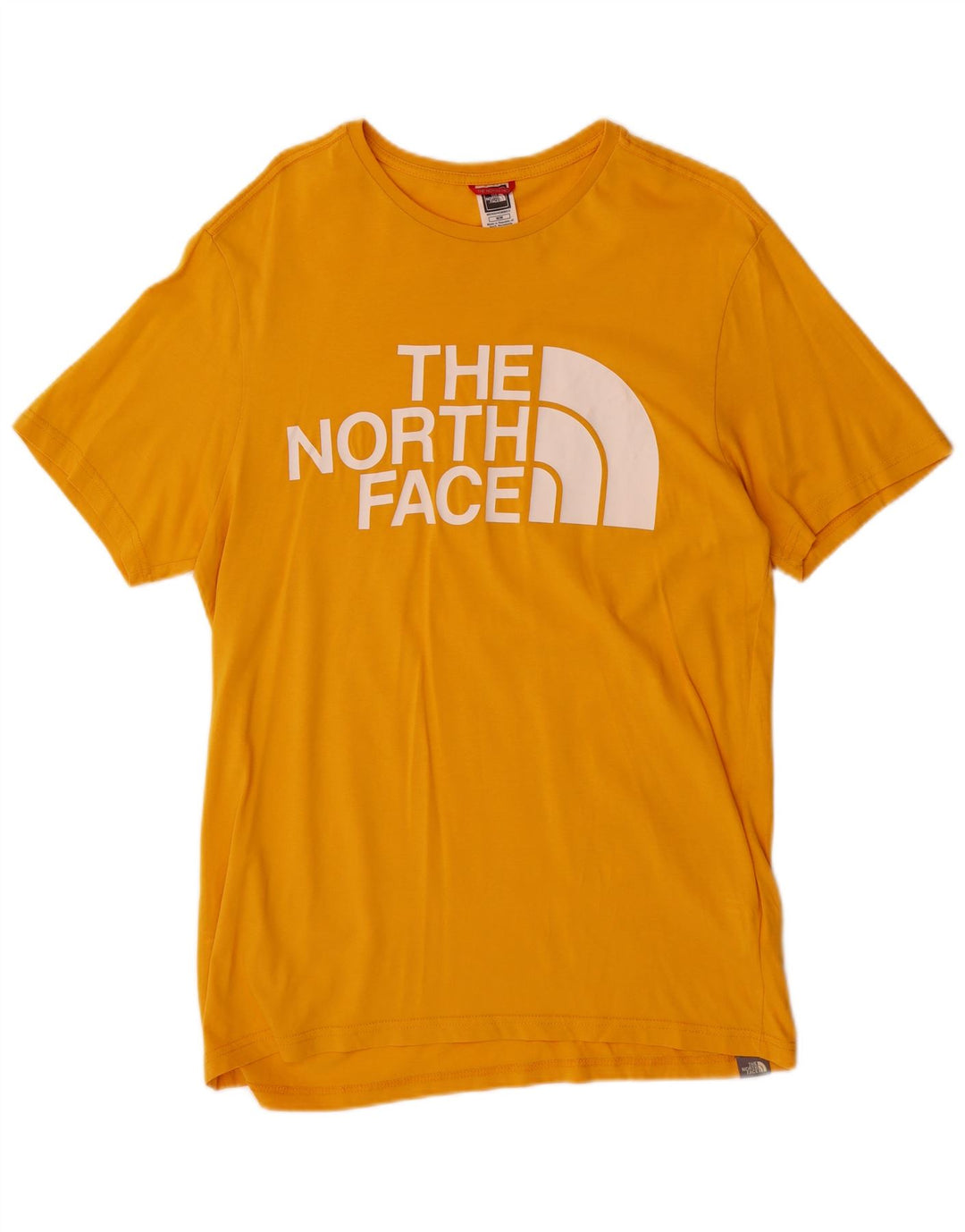 T-shirt grafica da uomo The North Face Top in cotone giallo medio