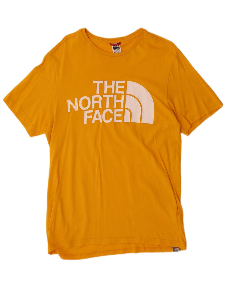 T-shirt grafica da uomo The North Face Top in cotone giallo medio