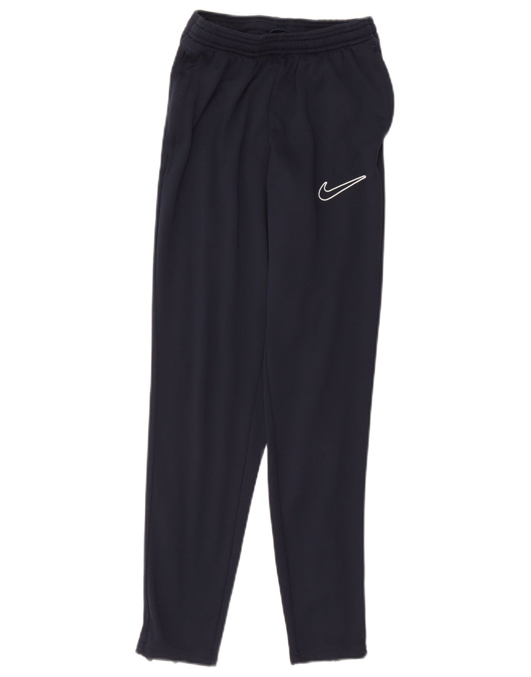 NIKE Pantaloni da tuta con grafica Dri Fit da uomo piccoli in poliestere blu navy