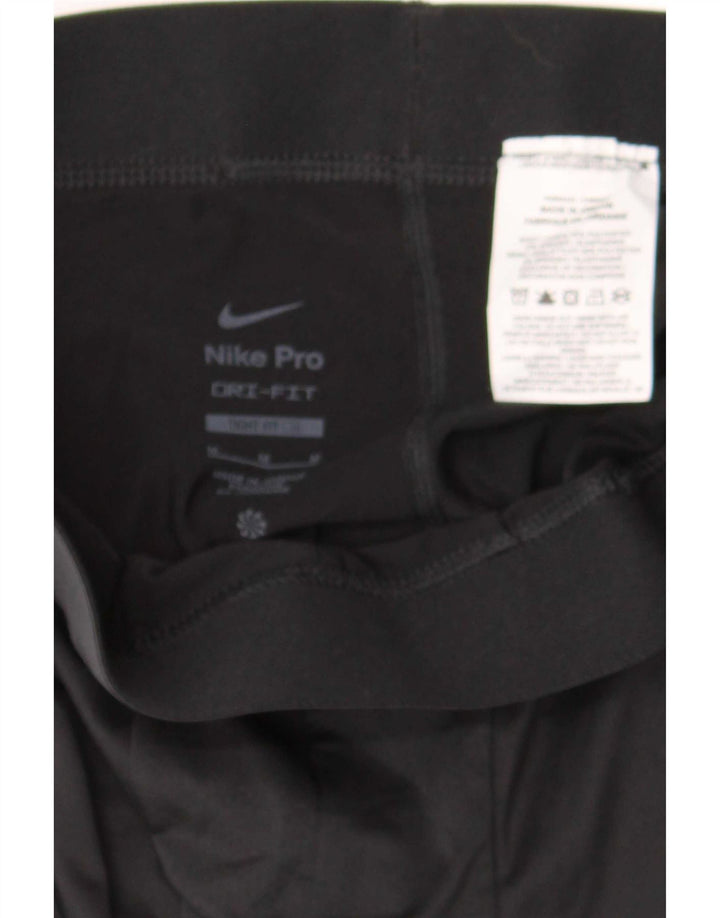 Leggings corti Nike da donna, vestibilità attillata, UK 12, medio, nero, poliestere
