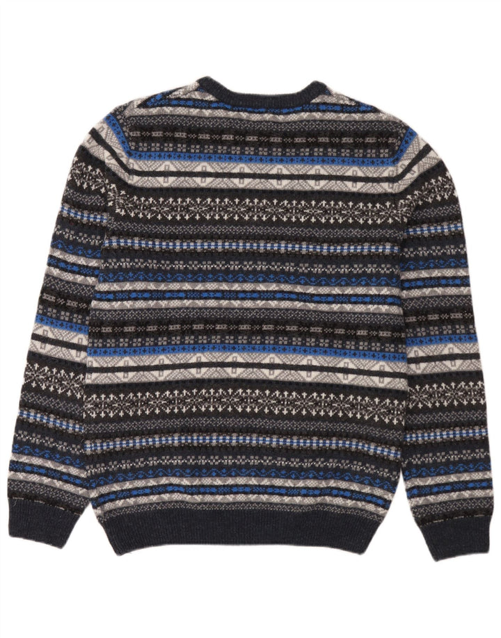 Maglione da uomo girocollo Esprit maglione medio multicolore Fair Isle
