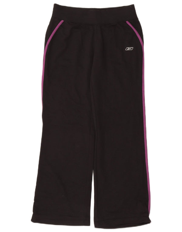 Pantaloni della tuta da donna Reebok UK 10 Small Black Cotton
