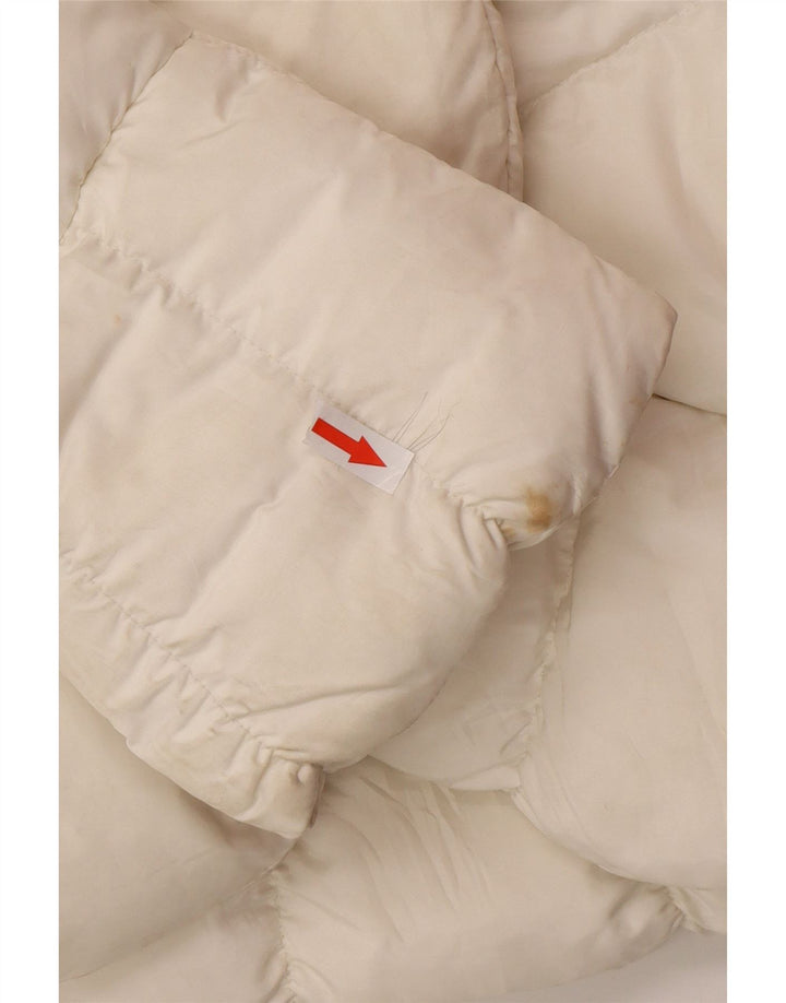 Giubbotto Imbottito Bambina Moncler 9-10 Anni Nylon Bianco