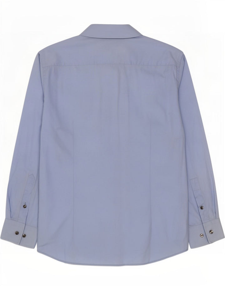 Camicia da uomo Calvin Klein taglia 39 cotone blu medio