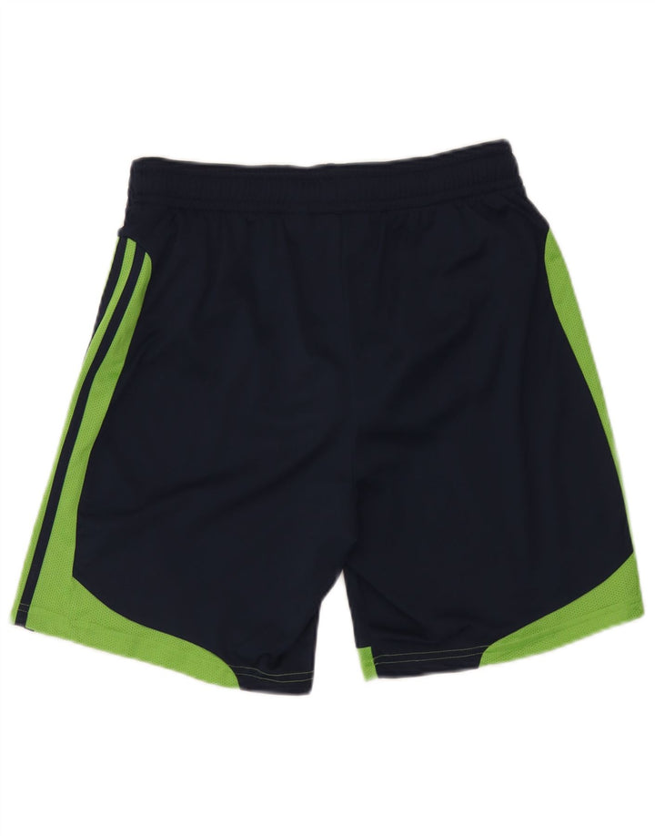 Pantaloncini sportivi Adidas Clima 365 da uomo, poliestere color block medio blu navy