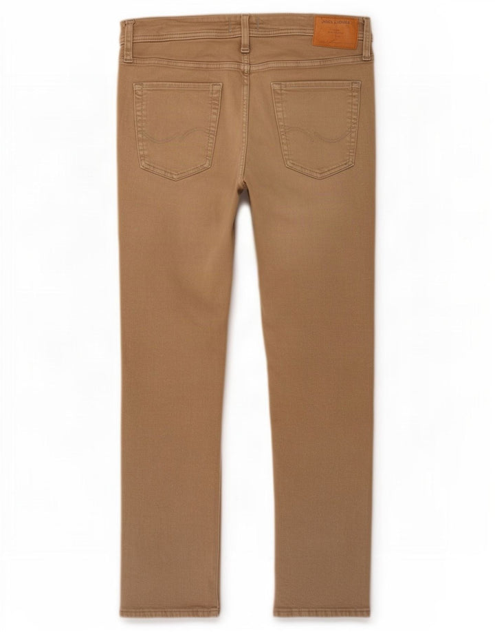Jeans slim da uomo Jack & Jones W34 L32 cotone beige