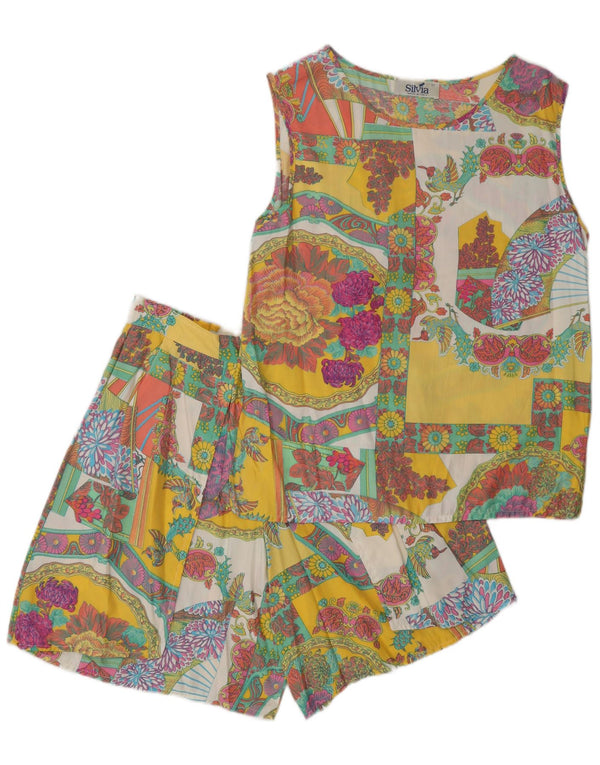 Set 2 pezzi senza maniche per bambina Silvia 12-13 anni floreale multicolore