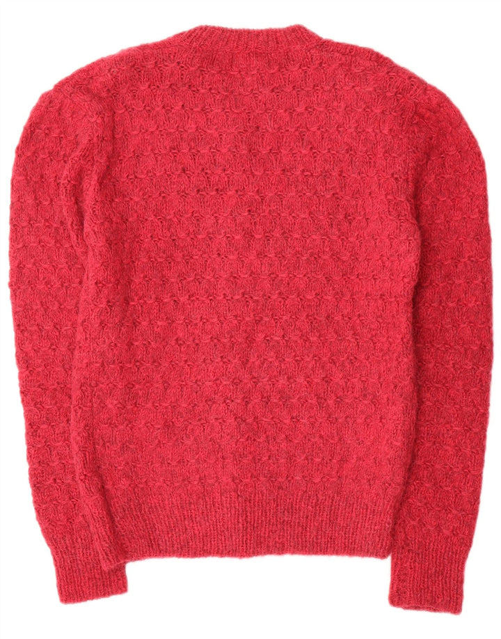 Maglione maglione da donna vintage UK 16 grande rosso