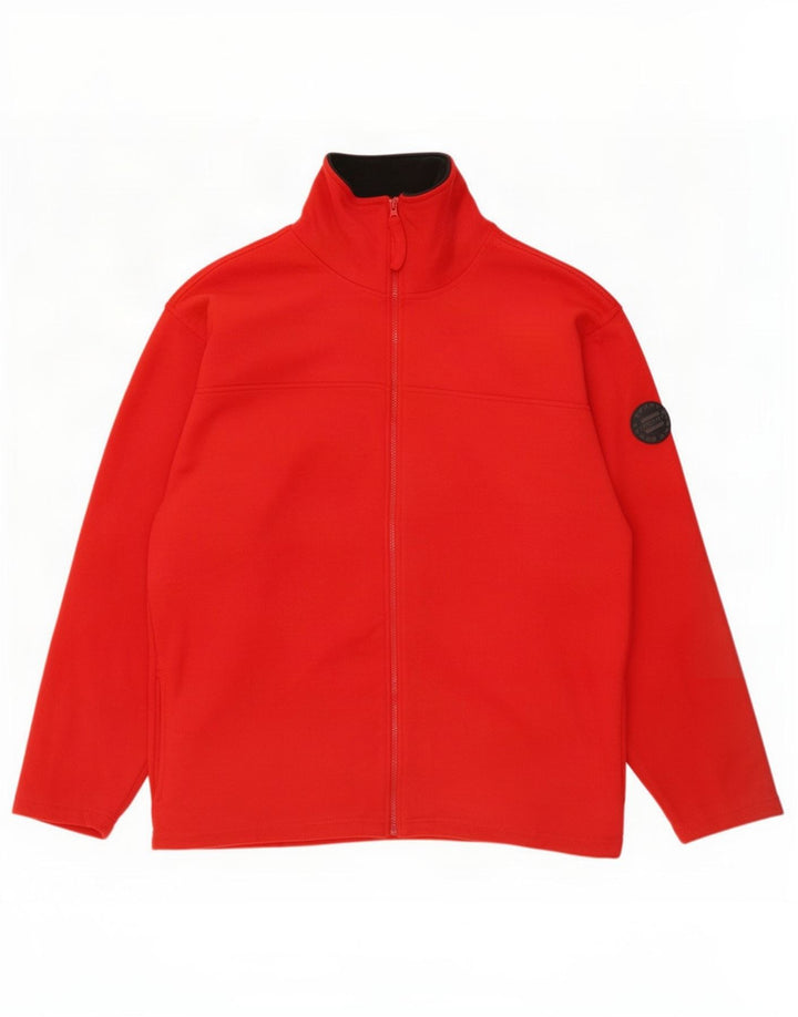 Giacca in pile da uomo New Roads UK 42 XL Poliestere rosso