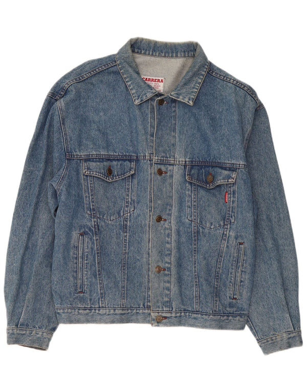 Giacca di jeans da uomo Carrera UK 40 grande cotone blu