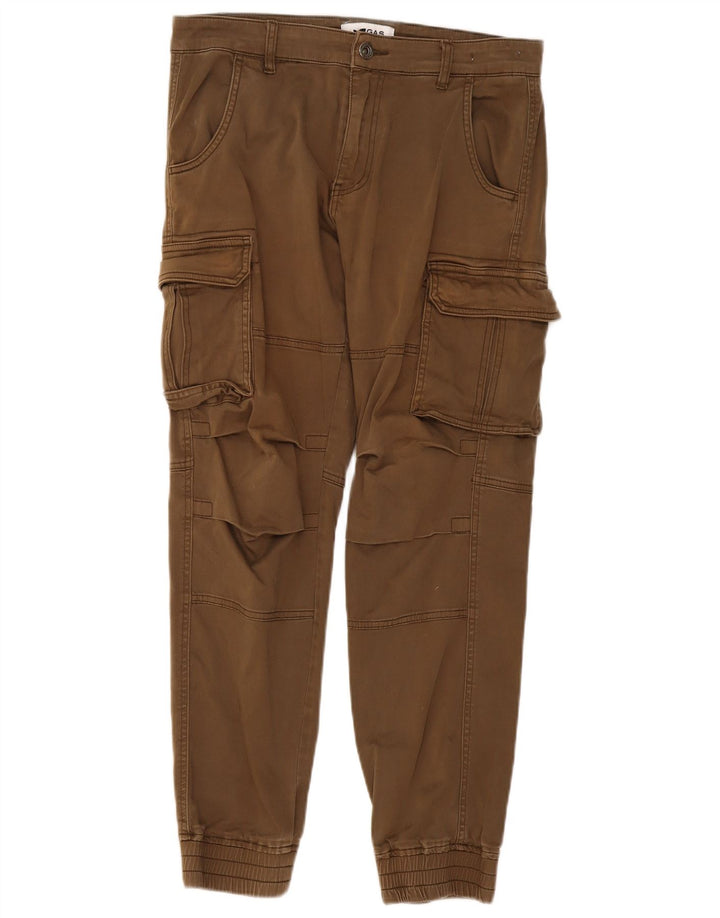 Pantaloni cargo da jogging da uomo Gas Large W34 L29 Beige