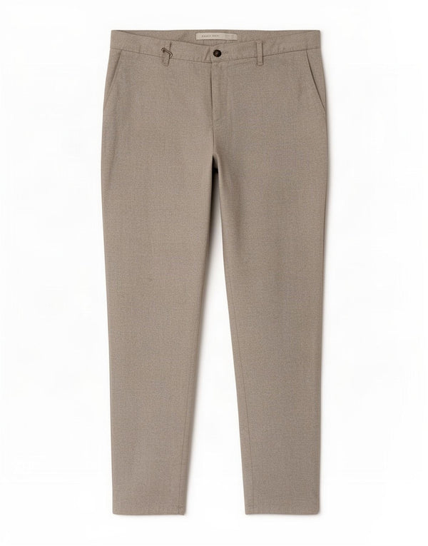 Zara Mens Straight Chino Trousers EU 42 Large W32 L30 Grey