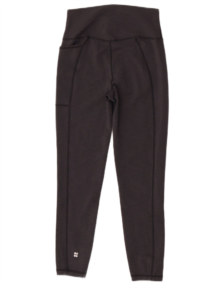 Leggings corti da donna Sweaty Betty UK 8 piccoli poliestere nero