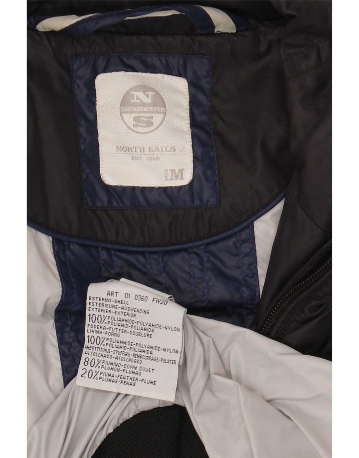 Cappotto imbottito da donna North Sails UK 14 medio nero in poliammide