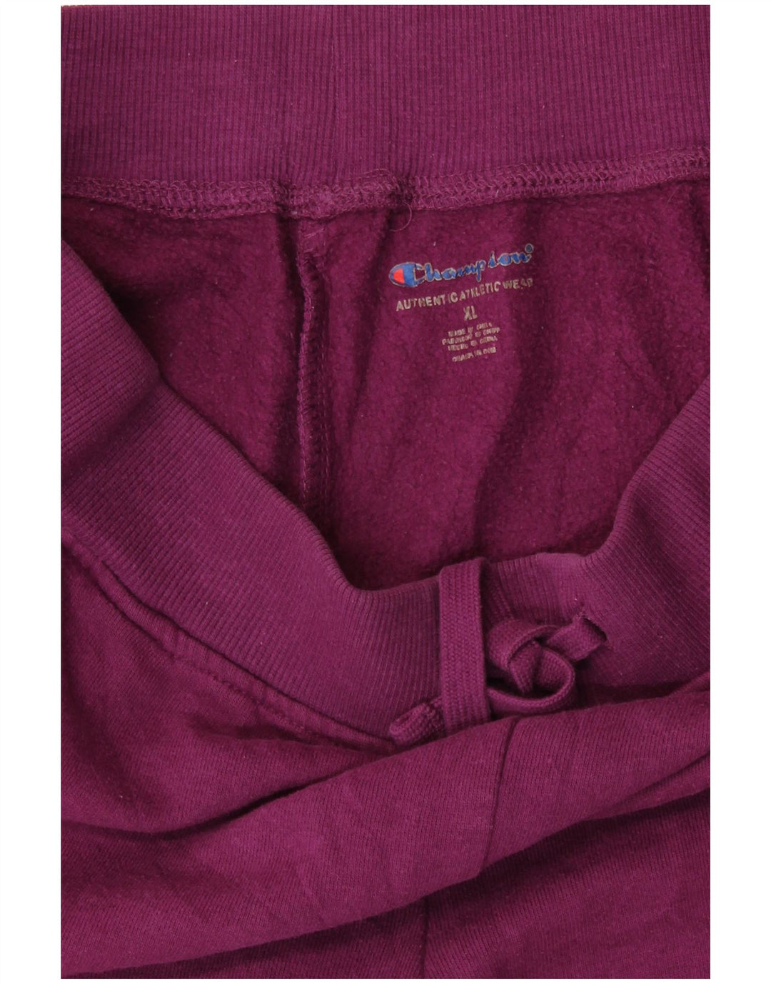 CHAMPION Pantaloni da tuta con grafica da donna Joggers UK 18 XL Cotone viola