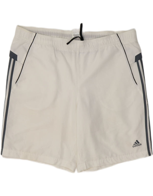 Pantaloncini da bagno Adidas Climacool da uomo 2XL poliestere bianco