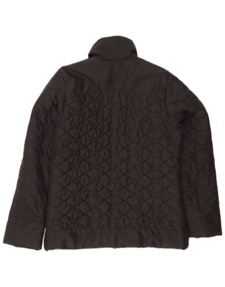 Giacca trapuntata da donna Adidas UK 12 Medium Nero Poliestere