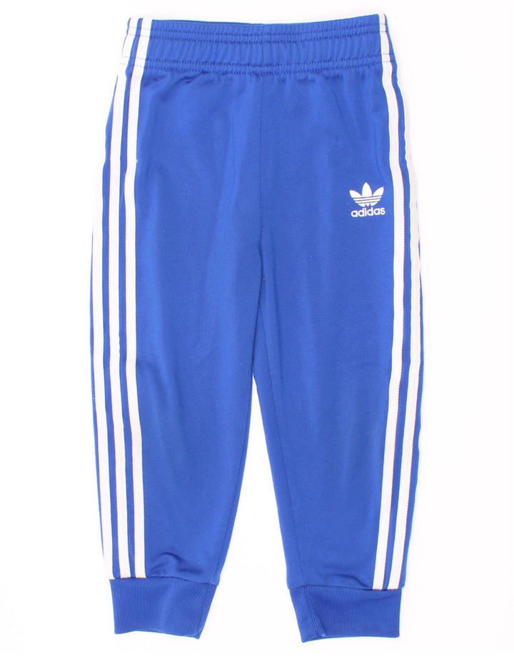 Pantaloni da tuta da ragazzo Adidas Joggers 2-3 anni in poliestere blu