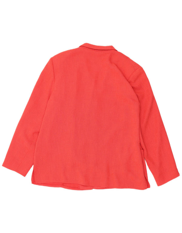 Giacca blazer da donna a 4 bottoni Avalon UK 20 2XL poliestere rosa