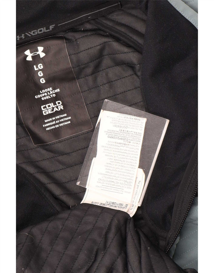 Giacca da tuta da uomo Under Armour Cold Gear, grande, in poliestere grigio