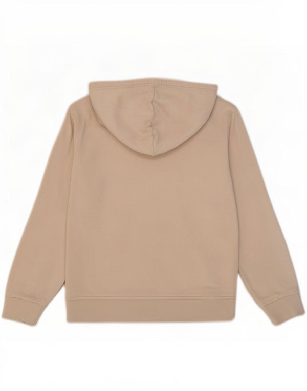 Felpa con cappuccio da donna Adidas UK 12 cotone beige medio