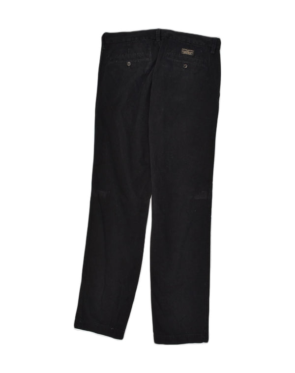 Pantaloni chino dritti Emerson da donna W31 L32 neri di BANANA REPUBLIC
