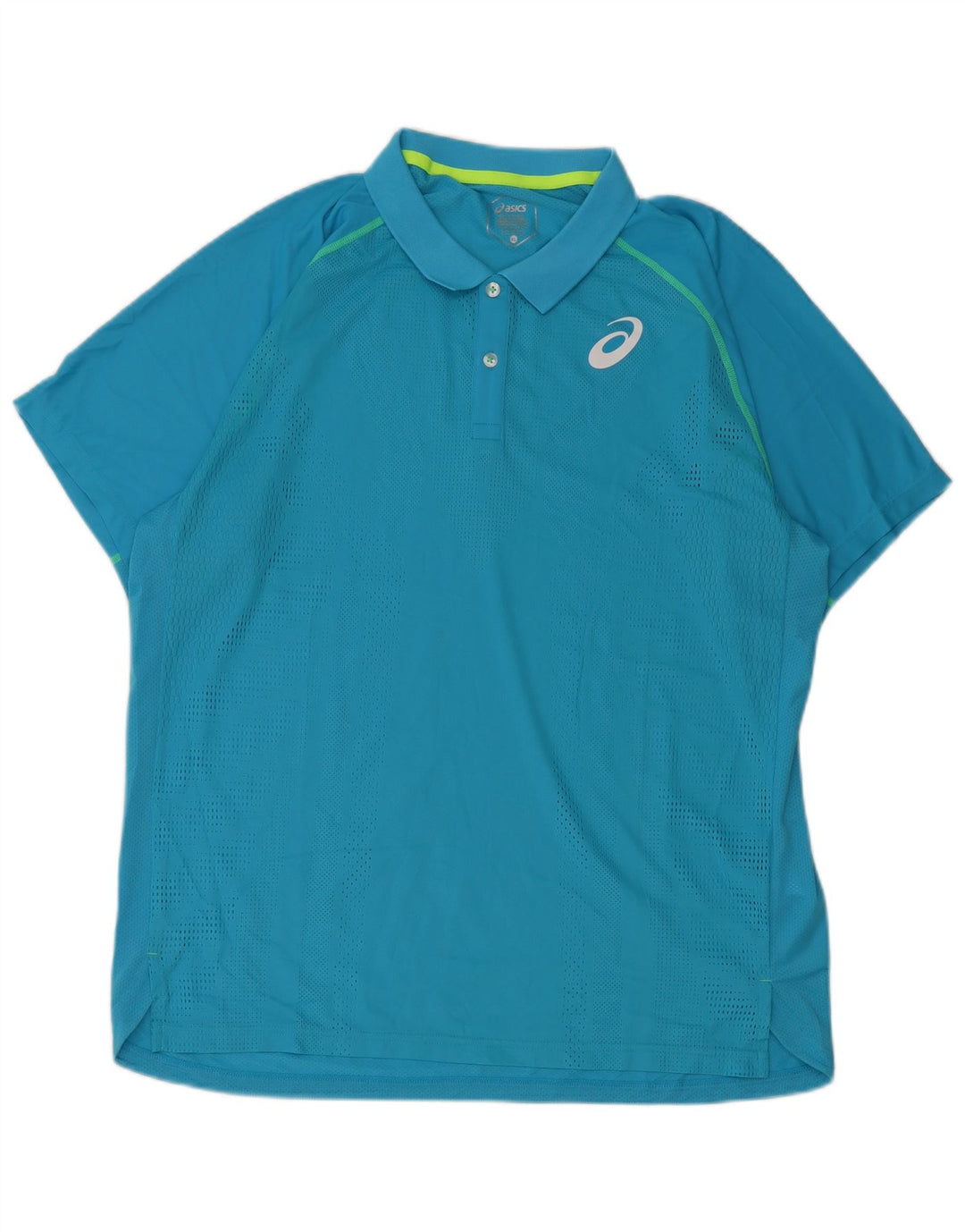 Polo Asics Uomo XL Blu Poliestere