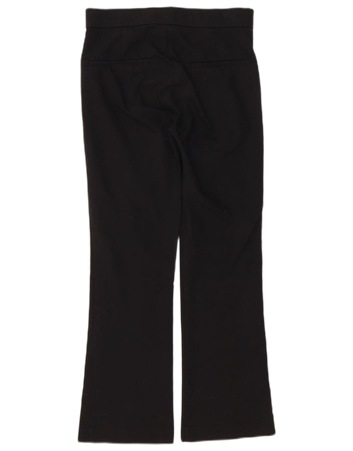 ZARA Womens Bootcut Casual Trousers XS W24 L25 Black