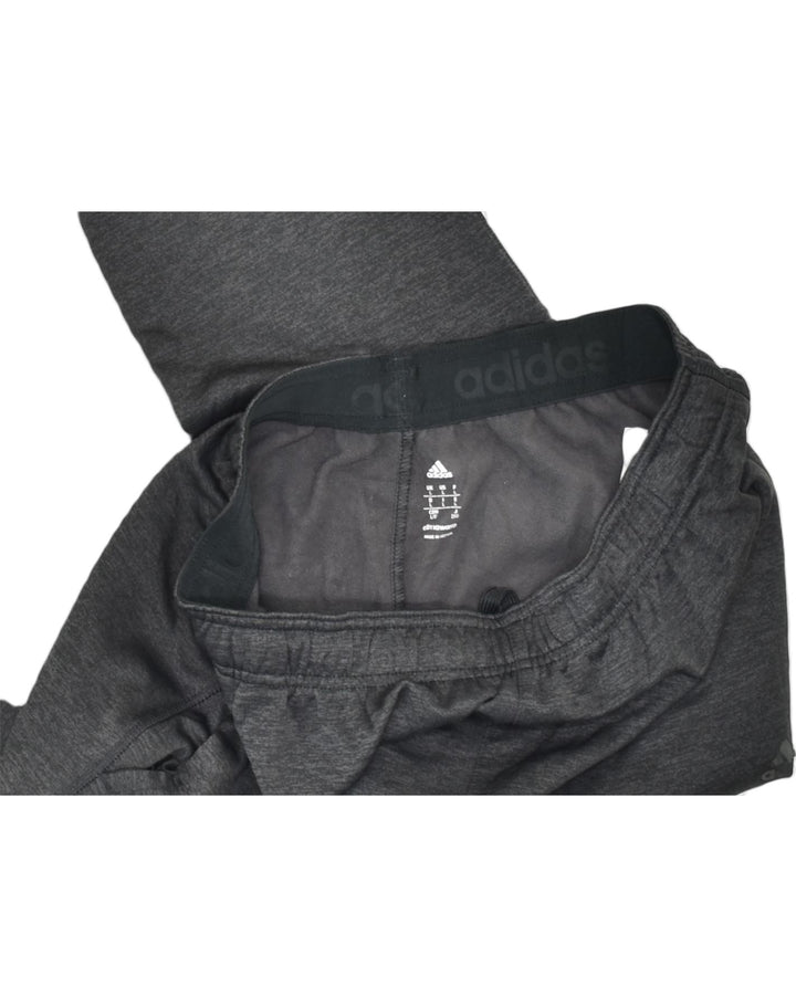 Pantaloni da tuta da uomo ADIDAS grandi in poliestere grigio