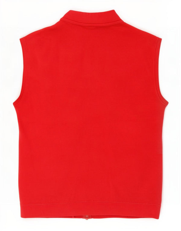 Maglione cardigan senza maniche da uomo Marina Yachting 2XL Rosso