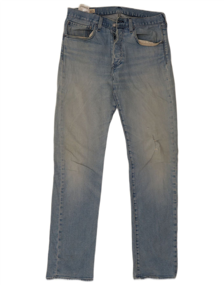 Levi's Uomo 501 Jeans dritti invecchiati W31 L34 Cotone blu