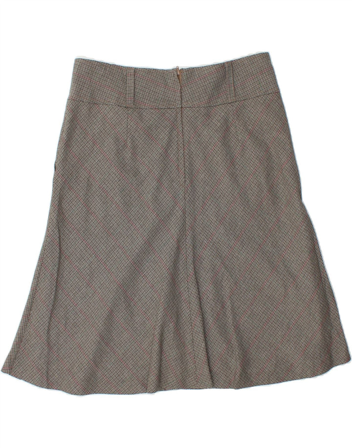 MARLBORO CLASSICS Womens A-Line Skirt EU 46 XL W34  Grey Houndstooth Vintage Marlboro Classics and Second-Hand Marlboro Classics from Messina Hembry 