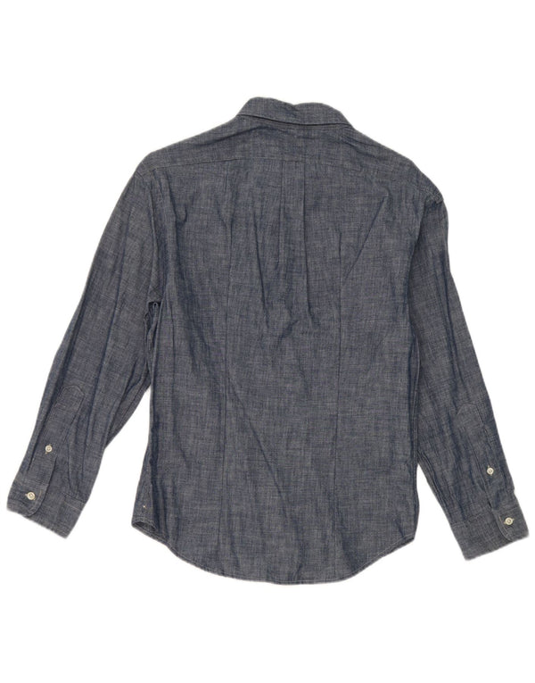 Camicia slim fit da uomo Ralph Lauren blu navy medio