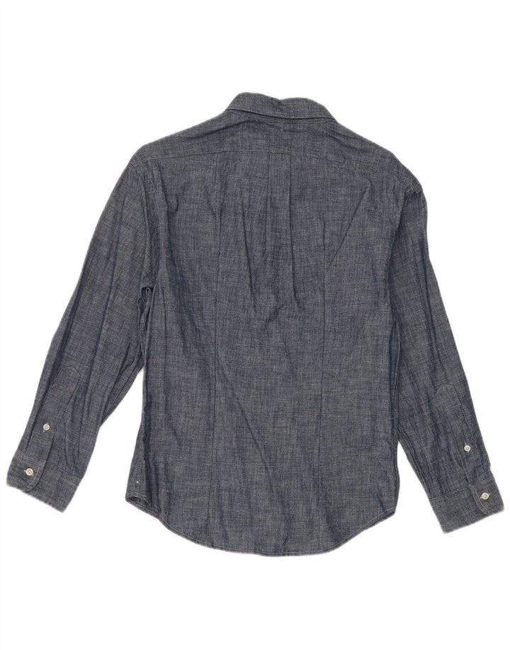Camicia slim fit da uomo Ralph Lauren blu navy medio