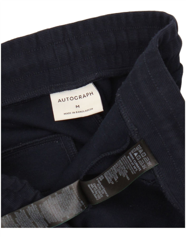 Pantaloni da tuta da uomo Marks & Spencer Autograph medio blu navy