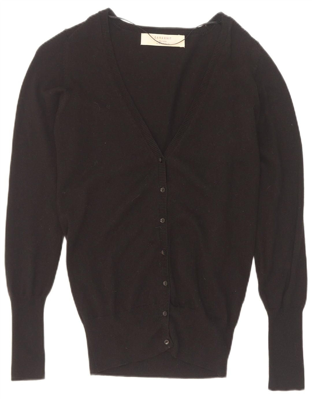 Maglione cardigan da donna Zara UK 12 medio nero