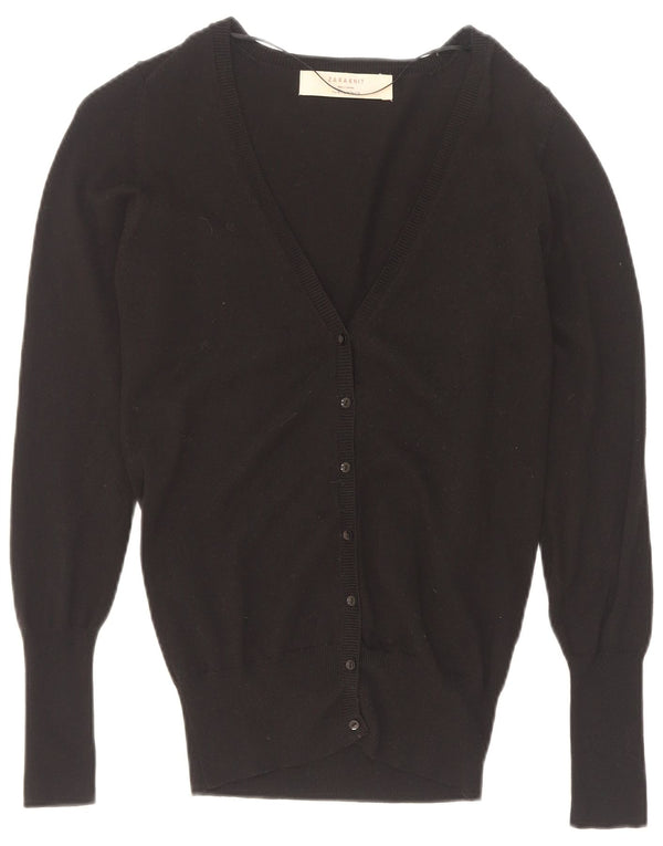 Maglione cardigan da donna Zara UK 12 medio nero