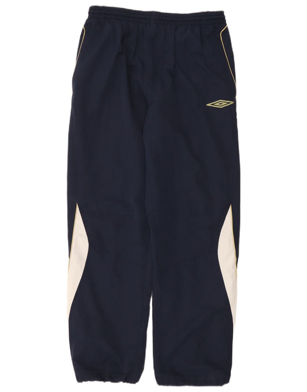 Umbro Pantaloni da tuta da uomo Joggers Large Blu Navy Colourblock Poliestere