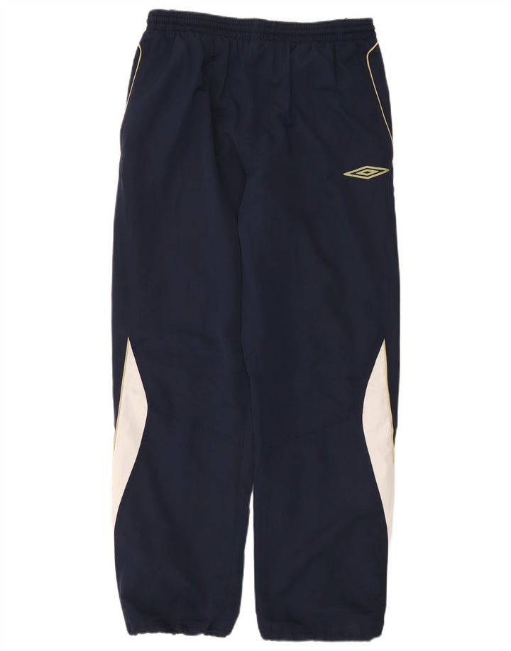 Umbro Pantaloni da tuta da uomo Joggers Large Blu Navy Colourblock Poliestere