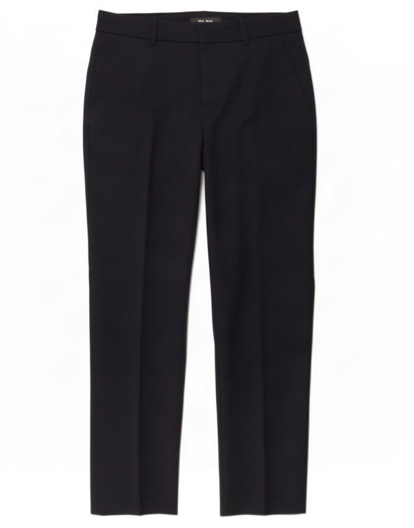 Pantaloni chino slim da donna Zara piccoli W26 L27 blu navy